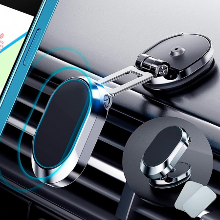 Suport metalic magnetic auto pentru telefon [1]