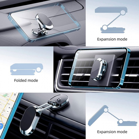 Suport metalic magnetic auto pentru telefon [6]