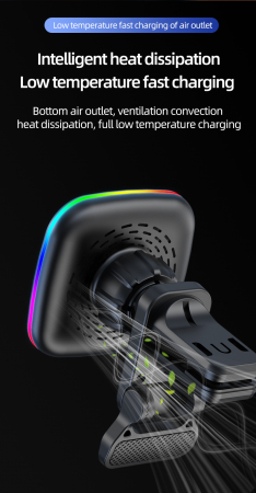 Suport telefon auto cu incarcare wireless [8]