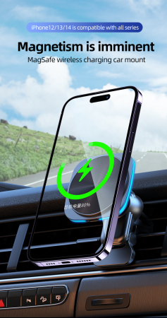 Suport telefon auto cu incarcare wireless [1]