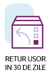 Retur usor.