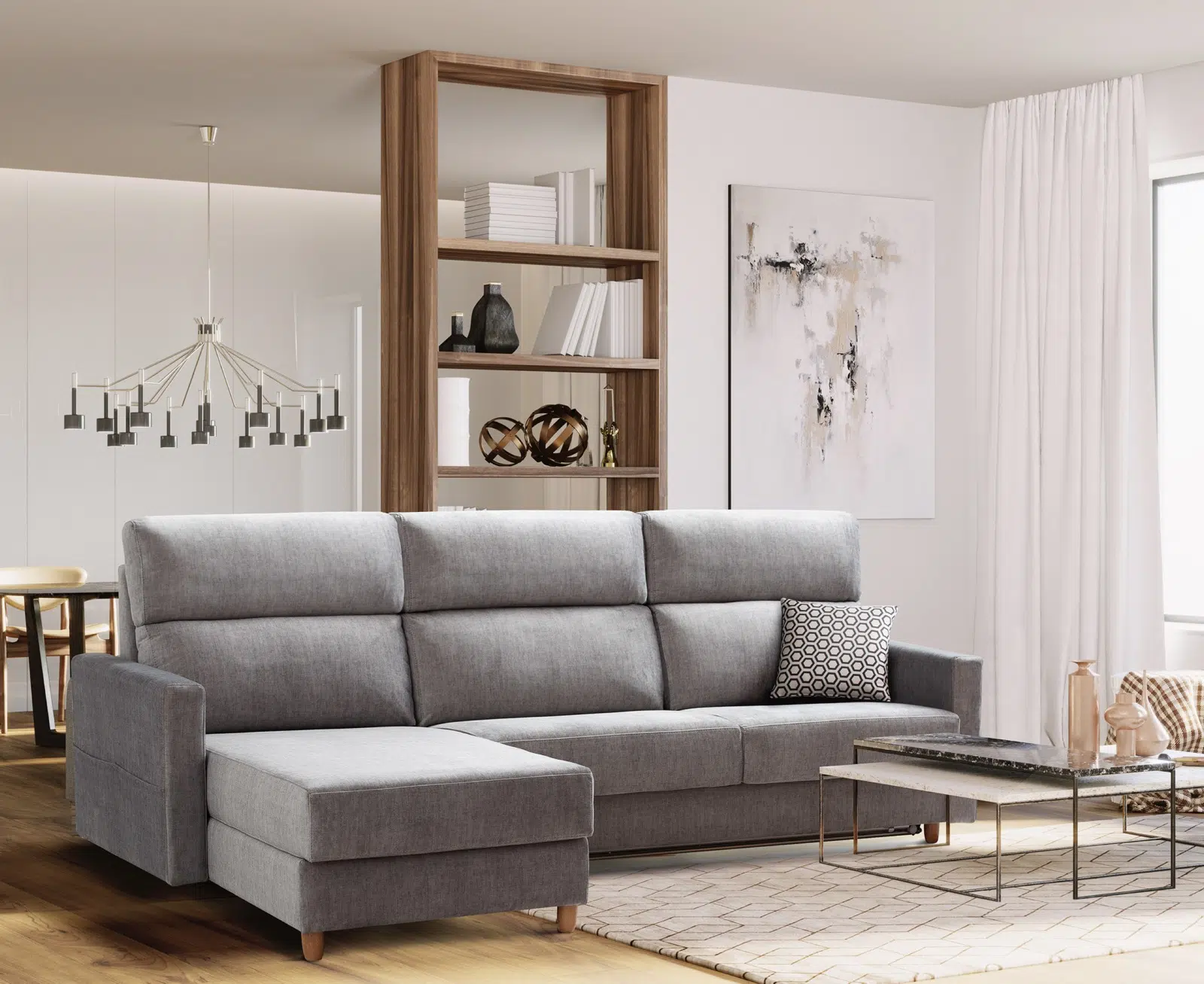 Coltare si canapele extensibile cu saltea