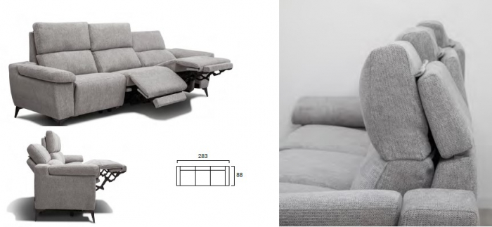 Coltar 3 locuri din stofa Camelia [5]