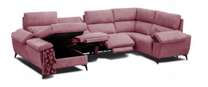 Coltar U din stofa Camelia [2]