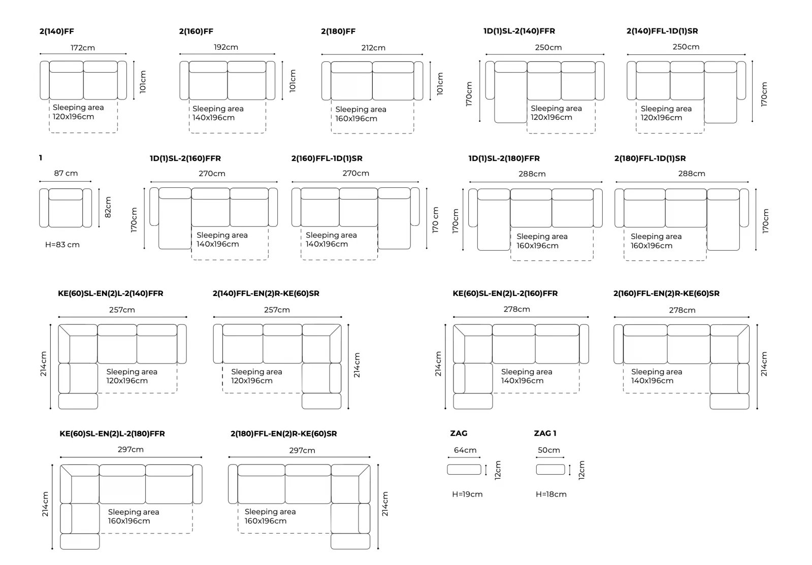 Coltar extensibil cu saltea Oleo [4]