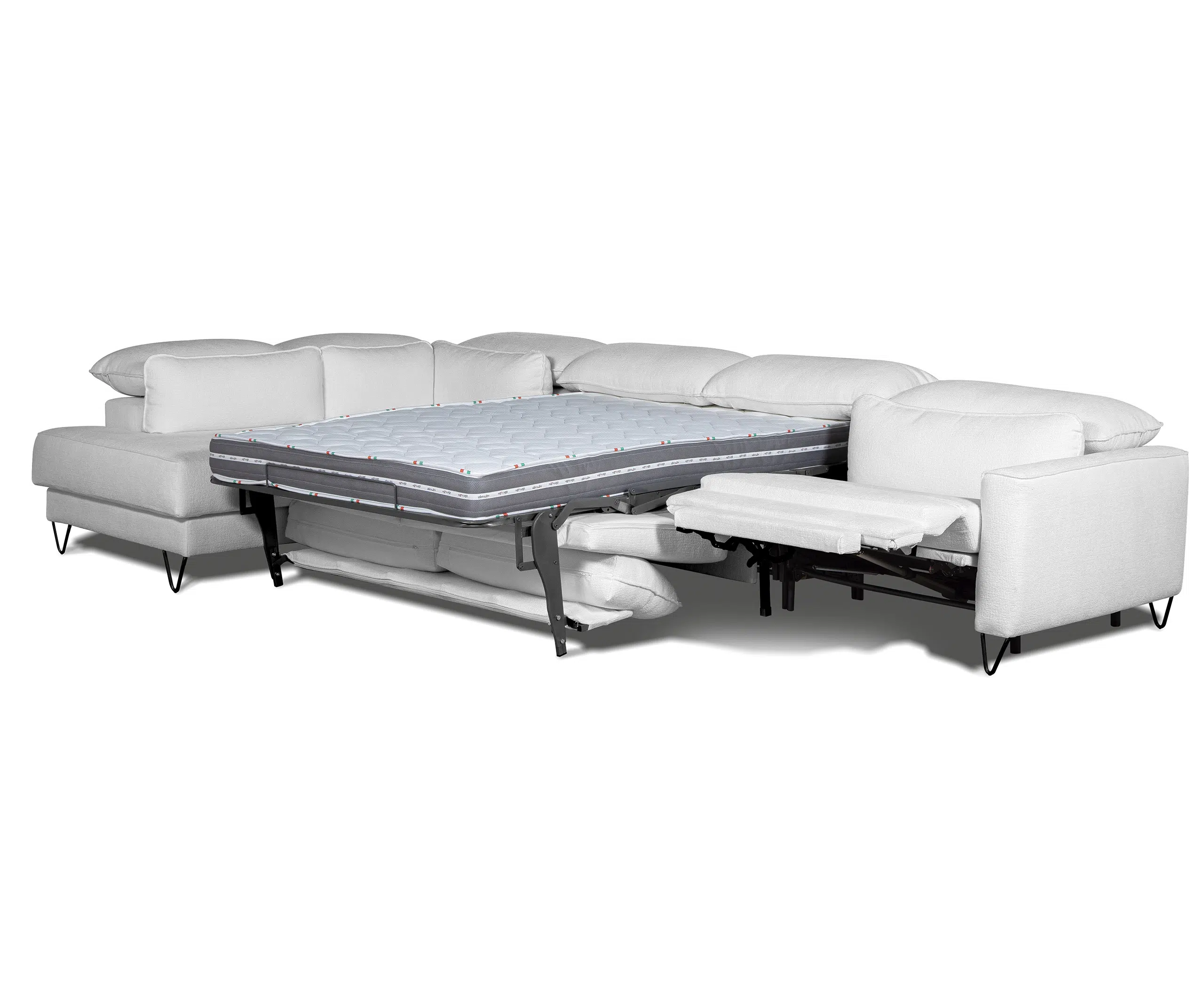 Mara,coltar cu recliner electric si extensie cu saltea [2]