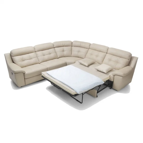 Coltar extensibil tapitat cu piele naturala- Toledo [2]