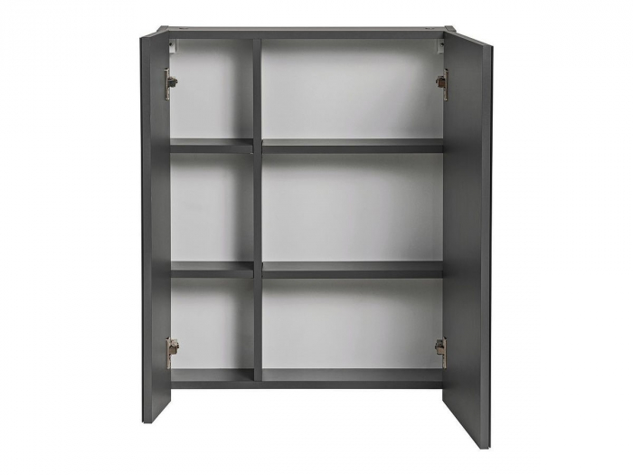 Dulap de baie suspendat cu oglinda Monako grey 60x75 cm [3]