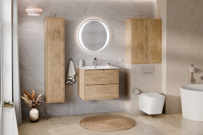 Masca 2 sertare Terra Cremona - 60 cm [4]