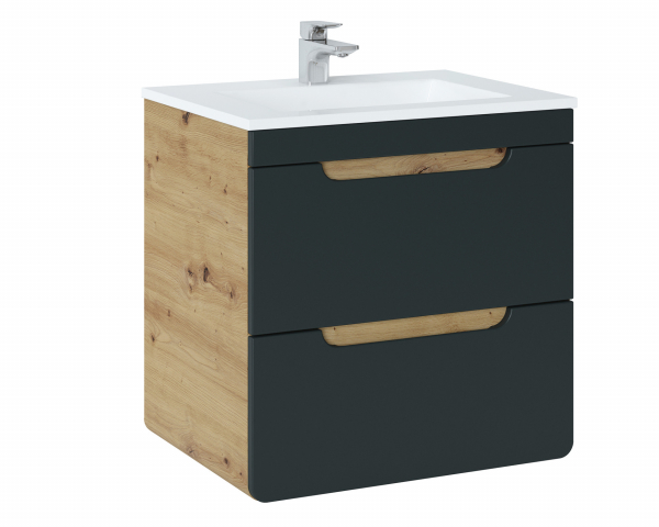 Masca cu 2 sertare Lucas Cosmos 60 cm [2]