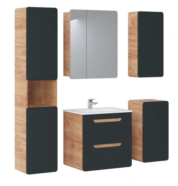 Masca cu 2 sertare Lucas Cosmos 60 cm [3]