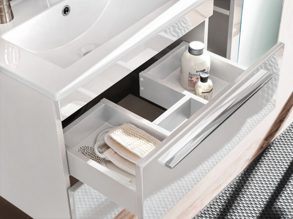 Masca cu 2 sertare Twinkle White [5]
