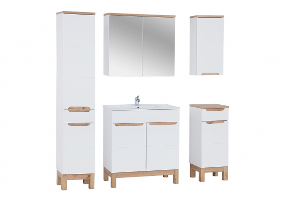Masca cu Lavoar  Bora White 80 cm [4]
