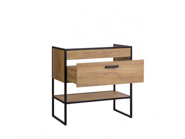 Masca cu Lavoar Negru Broozora 80 cm [4]
