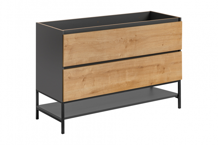 Masca lavoar suspendata baie Monako grey oak 120 cm [2]