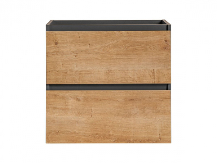 Masca lavoar suspendata Monako grey oak 80 cm, gri cu stejar [3]