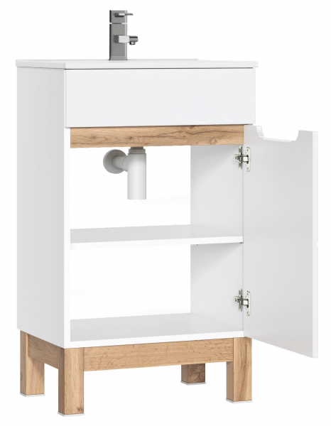 Masca pentru Lavoar  Bora White 80 cm [2]