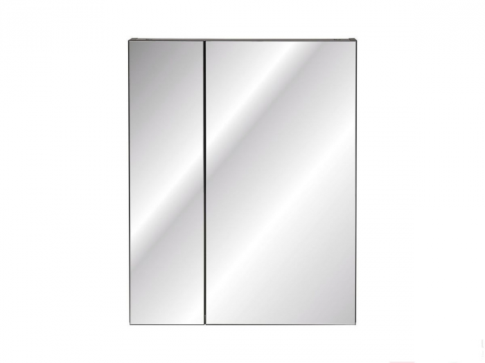 Set 9 piese mobilier baie modern Monako 120 cm stejar/alb lucios [9]