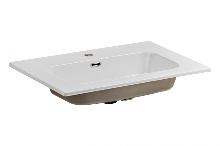 Set 5 piese mobilier baie Monakoo 60 cm stejar/gri grafit [12]