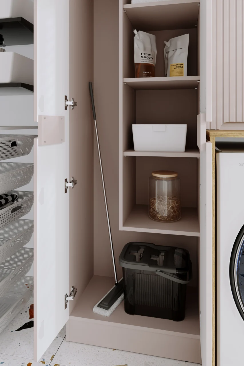 Set Baie Nova Cashmere cu Cos de Rufe [2]