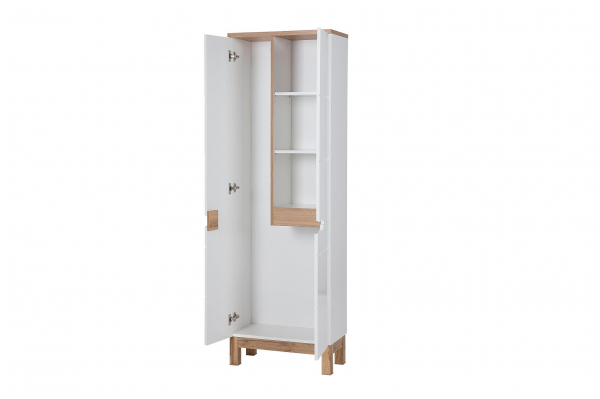 Set Mobilier Baie cu corp pentru mop Bora White 100 cm [3]