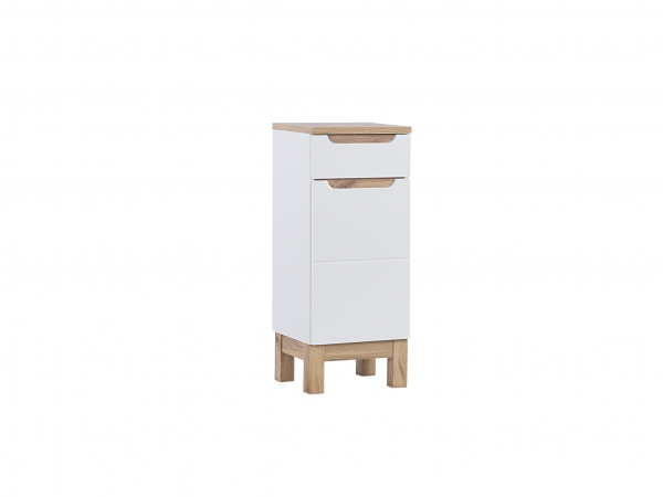 Set Mobilier Baie cu cos de rufe Bora White 80 cm [4]