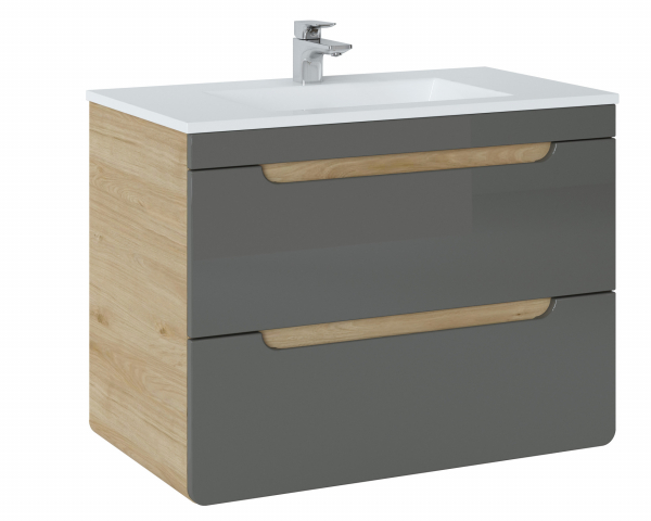 Set Mobilier Baie LUCAS AGAVE 80 cm [2]