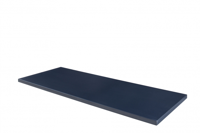 Set Mobilier Baie Suspendat Bleumarin// Elegant Blue II 120 cm Mdf cu Manere Aurii, Lavoare Aplicate [3]