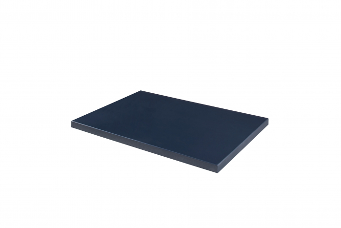 Set Mobilier Baie Suspendat Bleumarin // Elegant Blue  II 60 Cm Mdf Cu Maner Aurii, Lavoar Aplicat [5]
