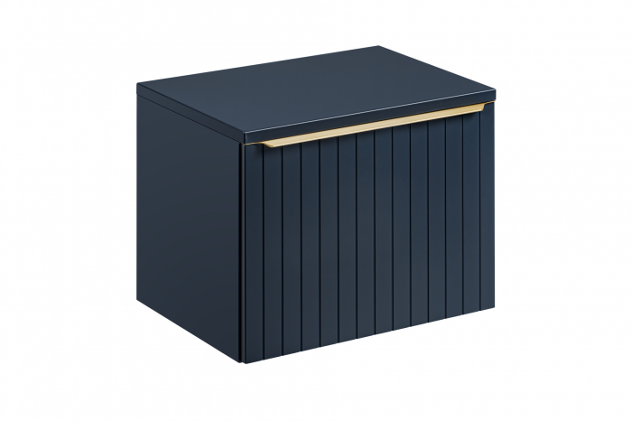 Set MOBILIER BAIE SUSPENDAT BLEUMARIN Santander DEEP BLUE II 60 CM MDF CU MANERE AURII [7]