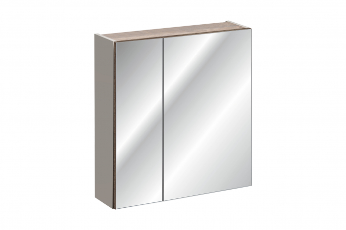 Set MOBILIER BAIE SUSPENDAT Santander TAUPE 180 CM, GRI LUT LUCIOS, EXTENSIE MASCA LAVOAR + EXTENSIE DULAP OGLINDA [8]