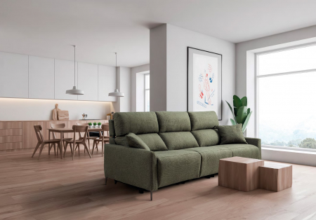 Modern - Canapea 3 locuri din stofa Camelia