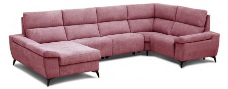 Modern - Coltar U din stofa Camelia