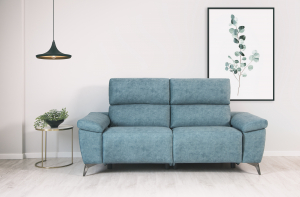 Canapele si fotolii cu recliner - Canapea 2 locuri din stofa Camelia