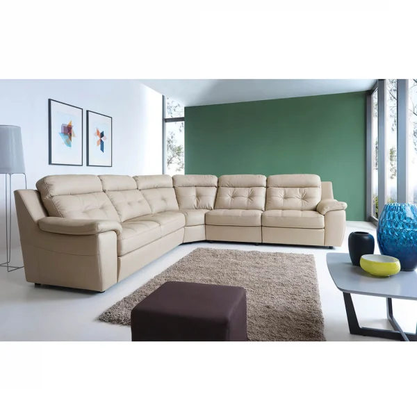 Coltare - Coltar extensibil tapitat cu piele naturala- Toledo