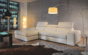 Coltar Griff extensibil cu spatiu depozitare tapitat cu piele naturala