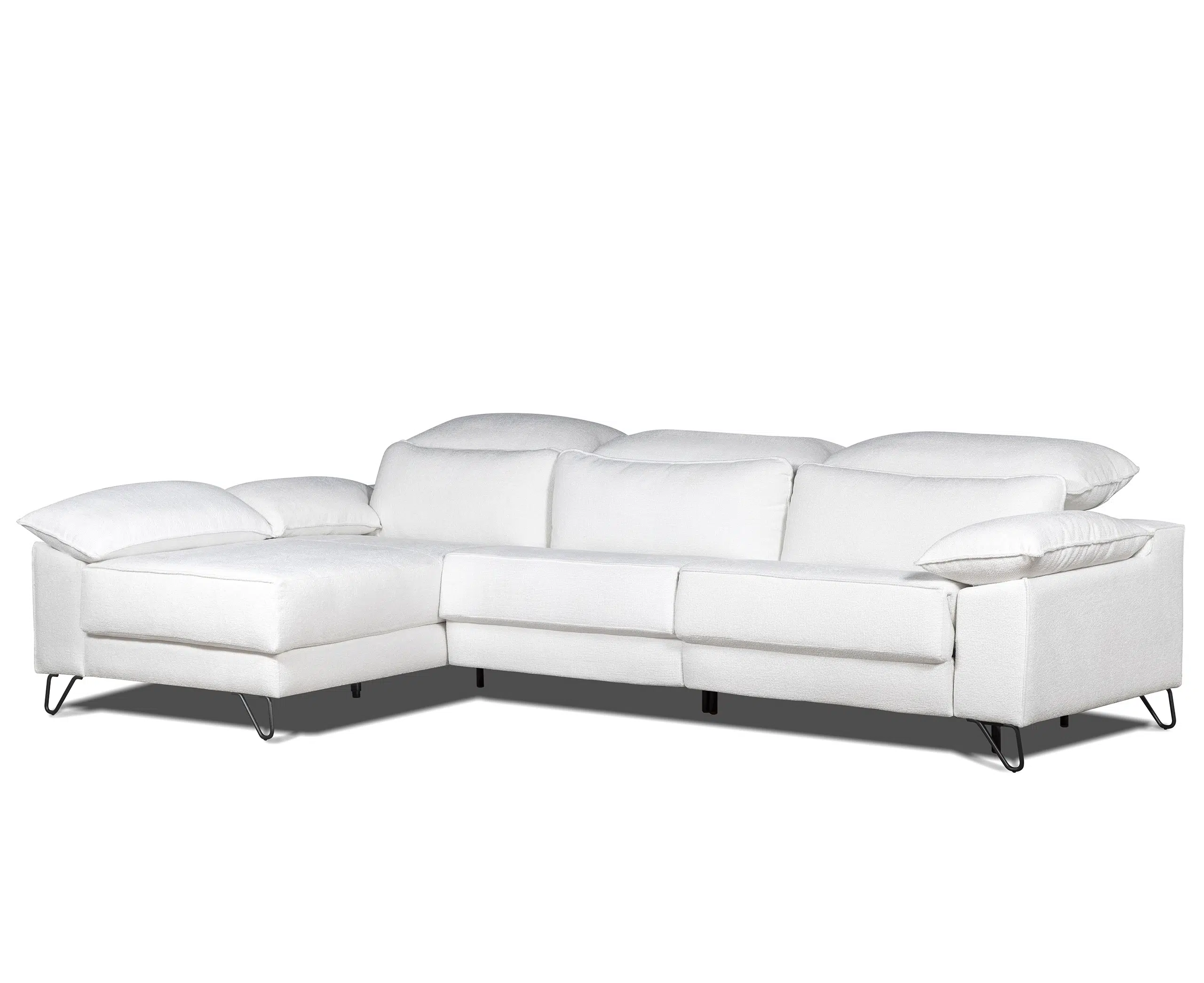 Colțar Mara –2 locuri  relax electric + șezlong cu ladă [1]