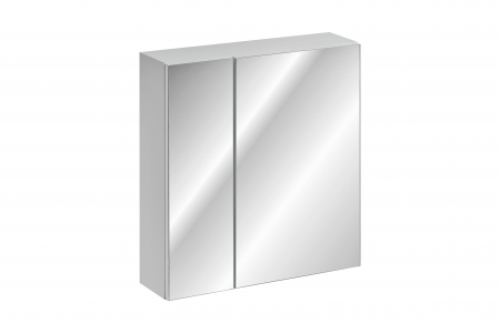 Colectia Leo White - DULAP DE BAIE SUSPENDAT CU OGLINDA Leo WHITE 60 SAU 90 CM