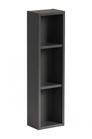 Lavoare cu Masca - Dulap de baie suspendat Monako grey 20x75 cm