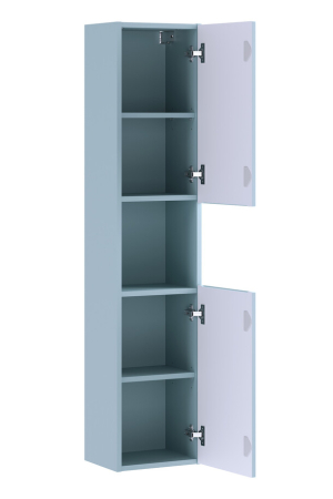 Dulap inalt cu 2 usi Nova Blue [1]