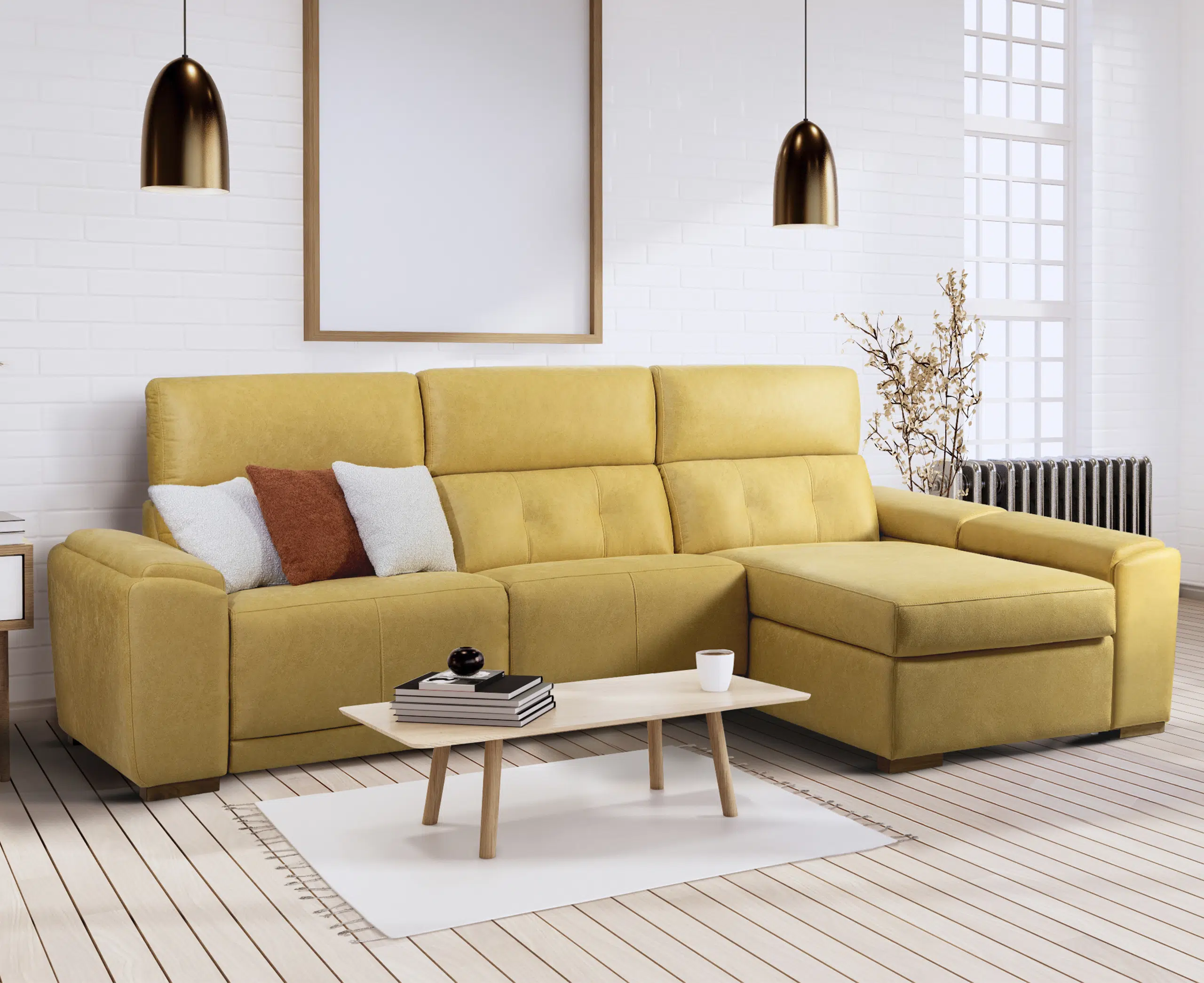 Canapele si fotolii cu recliner - MALYA – Colțar Relax cu 2 reclinere electrice, șezlong și ladă de depozitare