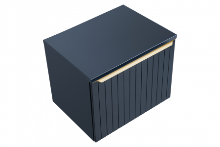 Masca baie suspendata bleumarin Santander Deep Blue 80 cm MDF frezat [1]