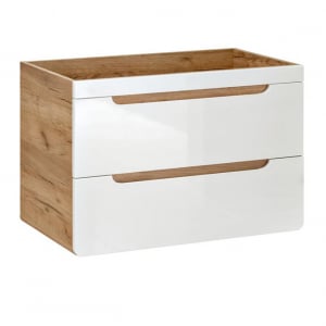Lavoare cu Masca - Masca cu 2 sertare LUCAS 80 cm