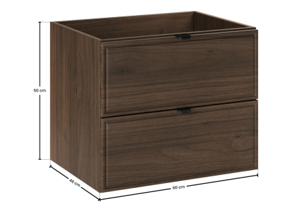 Colectia TERRA VILLA - Masca cu 2 sertare TERRA VILLA - 80 cm