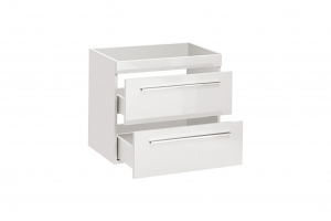 Lavoare cu Masca - Masca cu 2 sertare Twinkle White