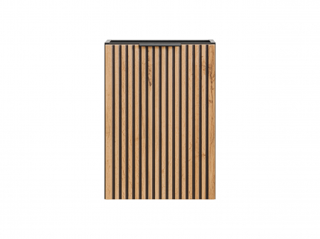 MASCA LAVOAR SUSPENDATA Xiy, 40/60/80/100 CM, MDF + PAL, STEJAR CU INSERTII NEGRE [1]