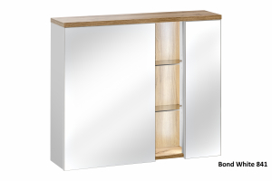 Dulapuri Suspendate - Corp suspendat cu oglinda Bond White 80 cm