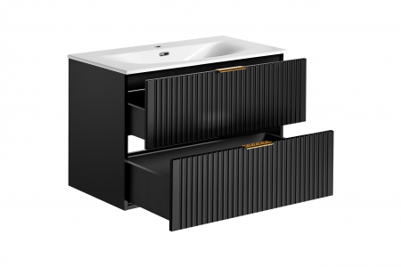 Masca cu Lavoar Adelin Black 80 cm [1]