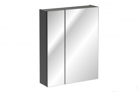 Set 9 piese mobilier baie modern Monako 120 cm stejar/alb lucios [7]