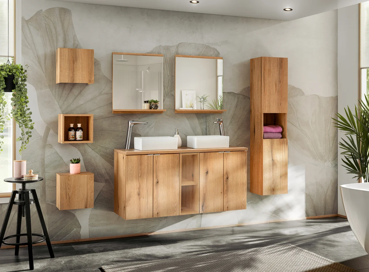 Dulapuri - Set Baie Nova Oak 120 cm